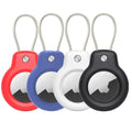Apple AirTag Safety Lock Case with Wire Rope Keychain AirTag Security Case HIP 4pcs Mixed