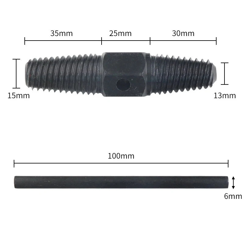Double Head Screw Extractor & Bolt Remover Set | Thread Repair Screw Extractor Set HIP
