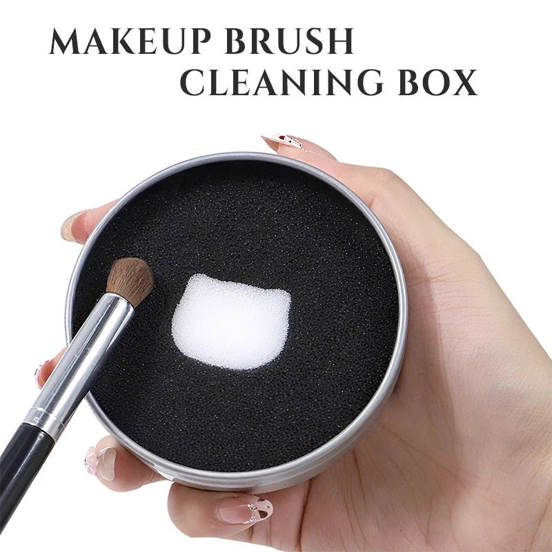 Makeup Brush Cleaning Box – Dry Wash Sponge | HIP Brush Cleaning Box HIP