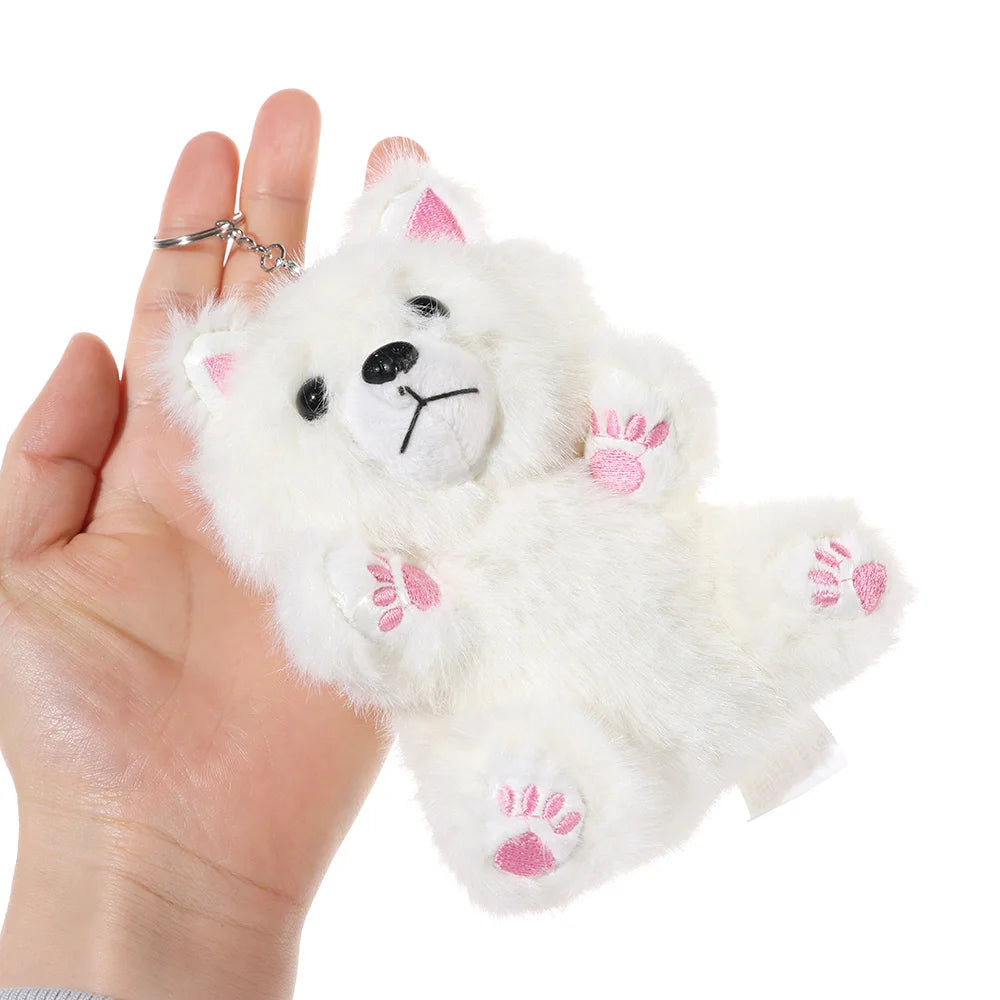 Samoyed Plush Toy – Realistic Soft Stuffed Dog Doll Stuffed Plush Toy HIP