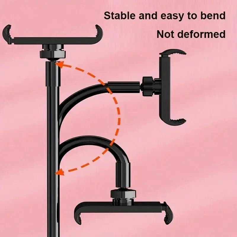 Gooseneck Tablet & Phone Holder – Flexible 360° Clip Bed Stand Tablet Phone Stand HIP