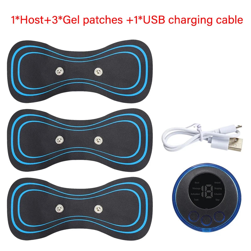 CAMMUO EMS Neck & Body Massager – 8 Modes, 19 Levels EMS Body Massager HIP B Style 1 Set