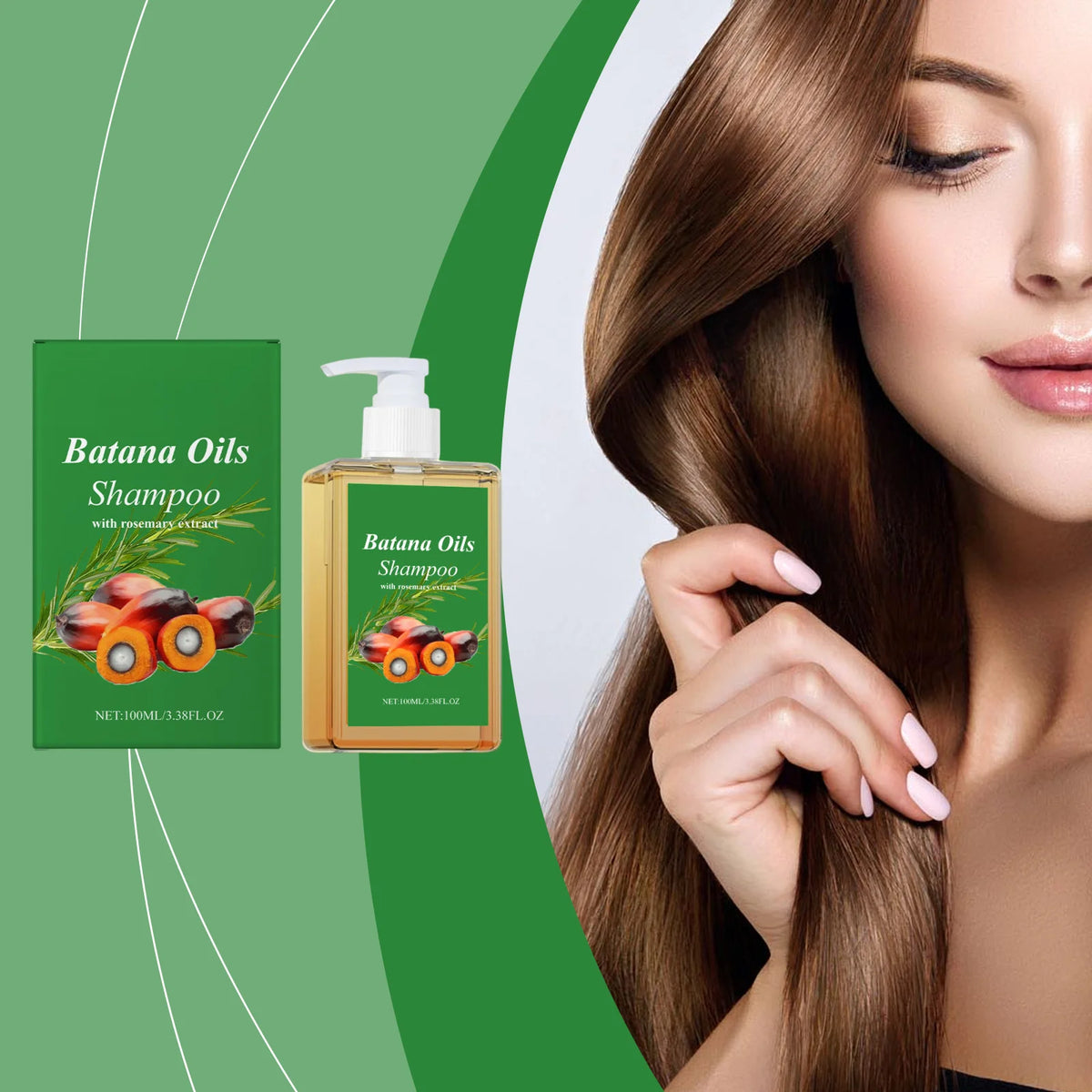 Organic Batana Oil Shampoo – Rosemary & Argan All Hair Types Nourishing Shampoo HIP