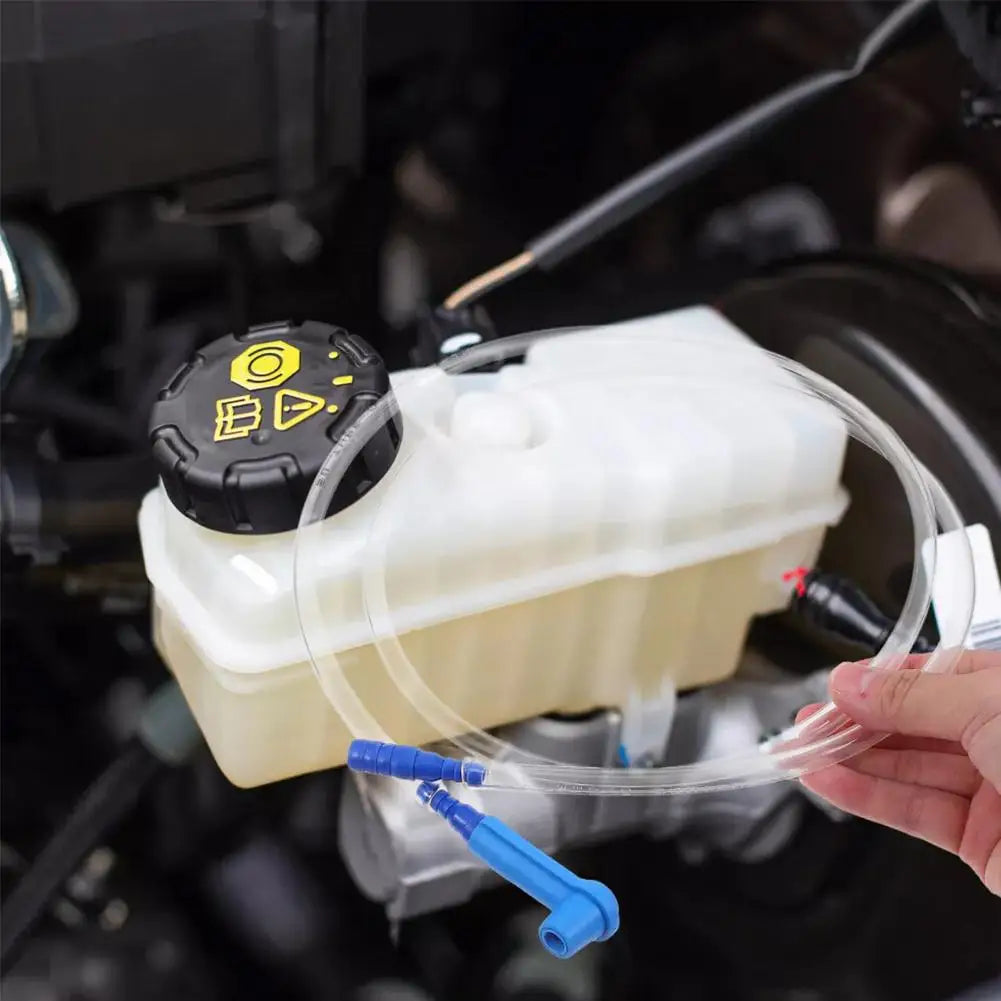 Car Brake Oil Exchange Pumping Connector with 50cm Hose Oil Exchange Pipe Tool Car Brake Fluid Oil Filling Equipment Accessories HIP