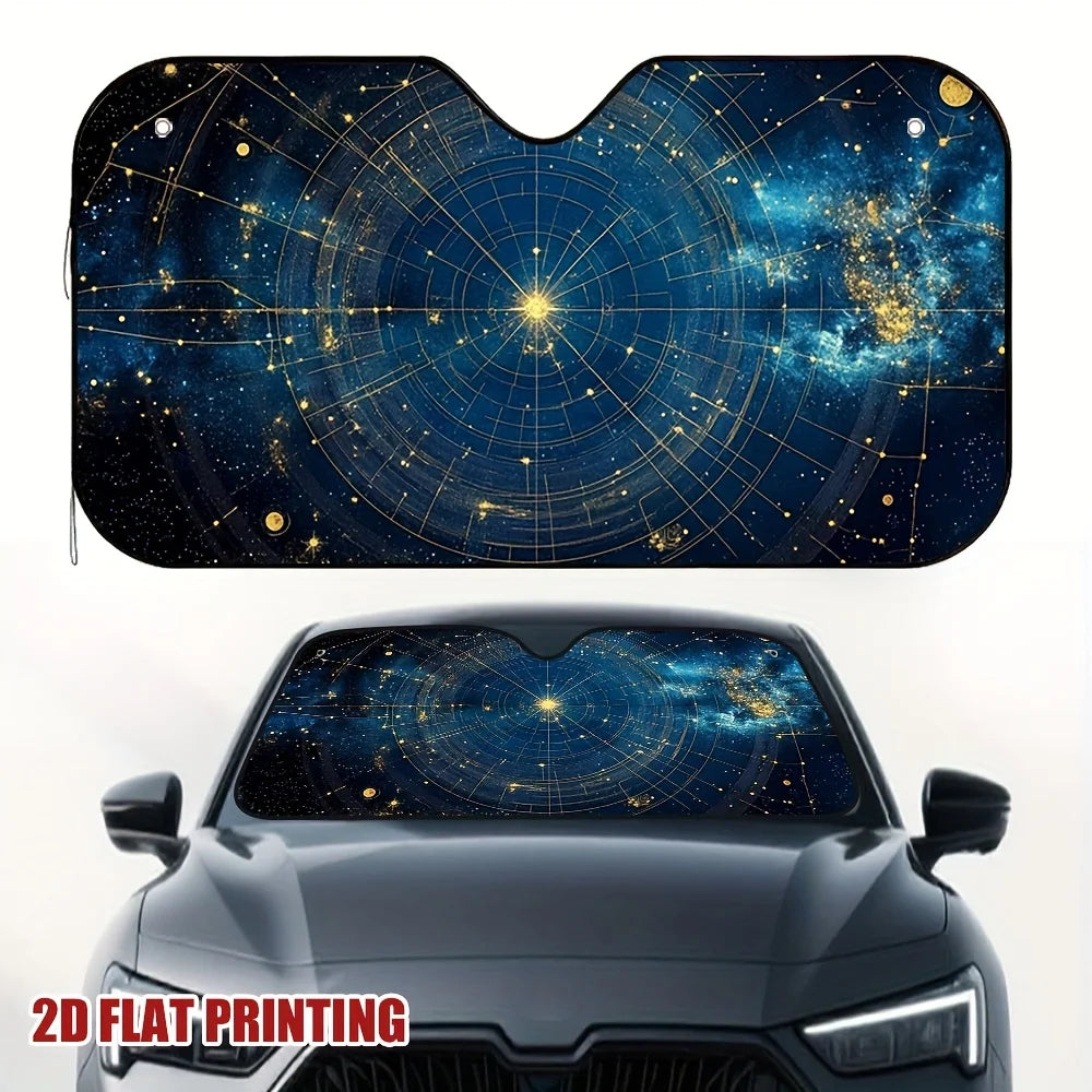 Celestial Star Map Car Sun Visor Cover | Cool Interior Car Sun Visor Cover HIP S