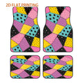 4-Piece Halloween Car Floor Mats for Sedans & SUVs – Black Car Floor Mats HIP black 4pcs