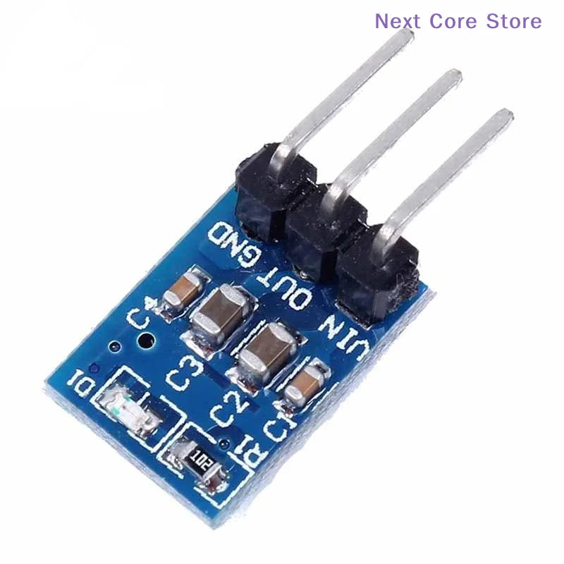AMS1117 3.3V LDO Linear Regulator Power Module – 1/3/5 Pcs Voltage Regulator Module HIP