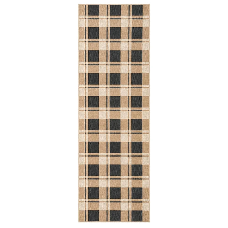 Hallway Carpet Runner Rug – Non-Slip, Machine Washable Geometric Hallway Runner Rug HIP GU6653-YZ 100x200cm