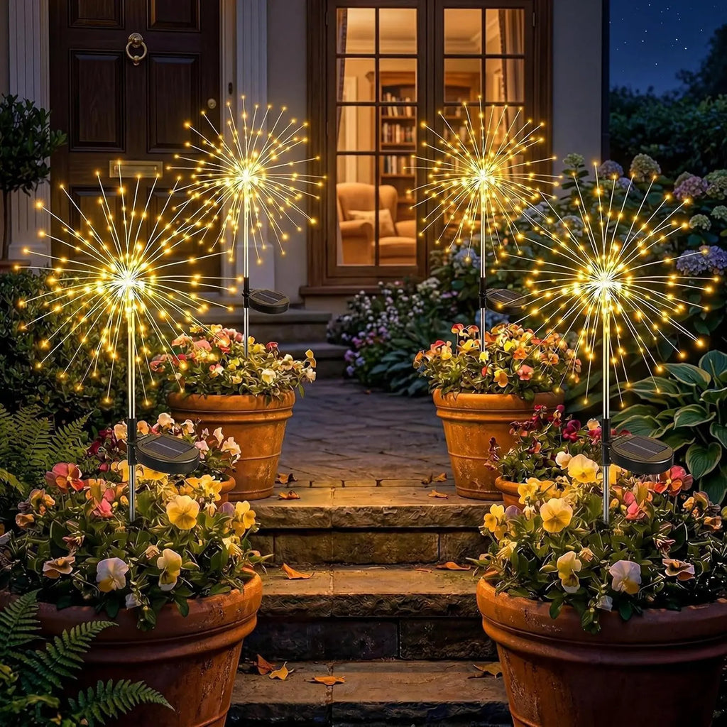 420 LED Solar Firework Garden Lights – Outdoor Waterproof Fairy Solar Garden Lights HIP