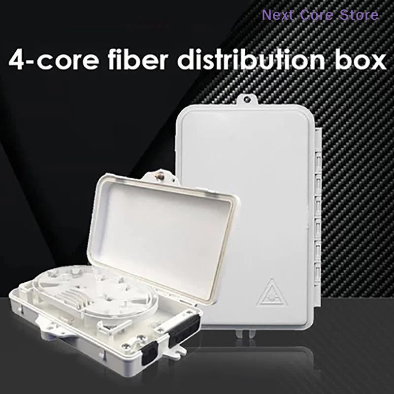4-Core FTTH Fiber Optic Terminal Distribution Box – IP65 Fiber Optic Terminal Box HIP
