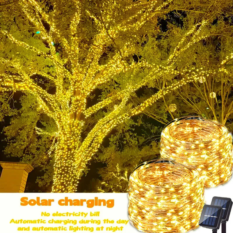 Solar LED String Lights – Outdoor Waterproof Fairy Lights Solar String Lights HIP