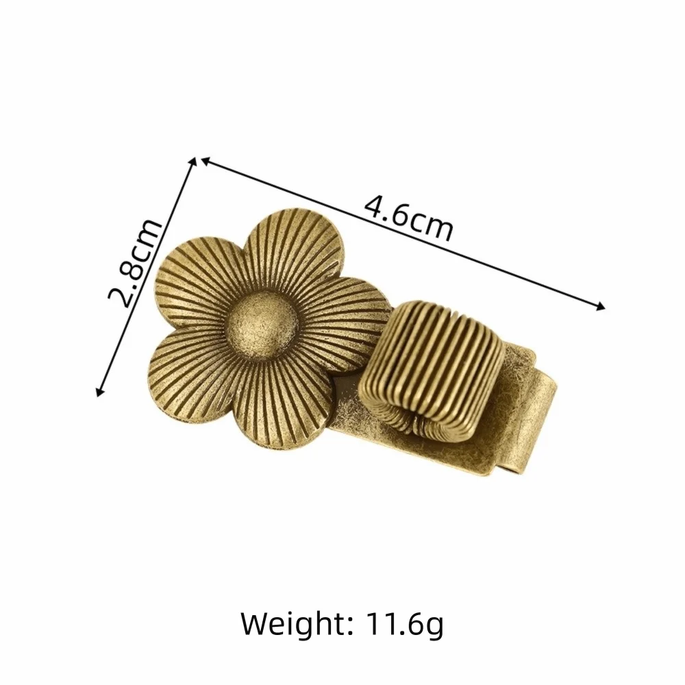 Vintage Flower Metal Pen Clip – Elastic Notebook Pen Holder Notebook Pen Clip HIP