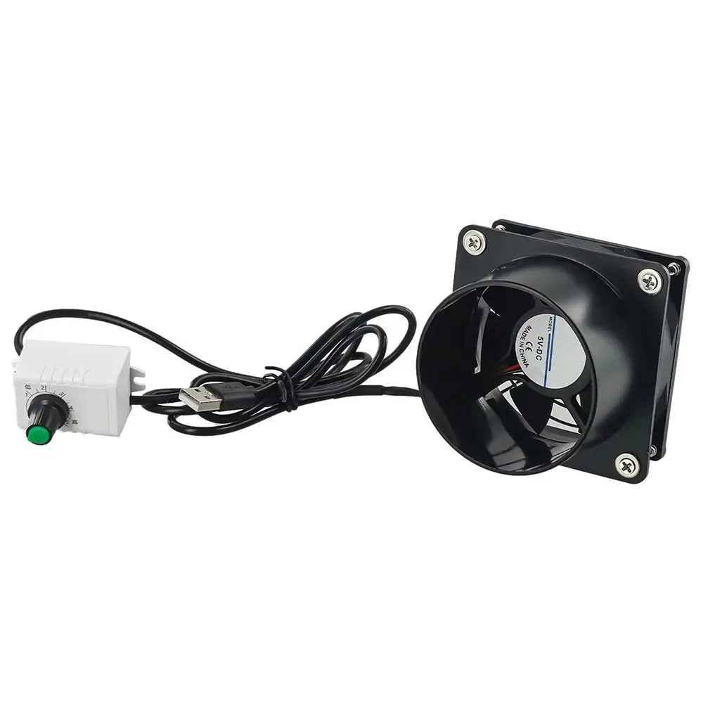 USB Adjustable Speed Exhaust Fan with Duct Pipe – Mini Fume Extractor USB Exhaust Fan HIP