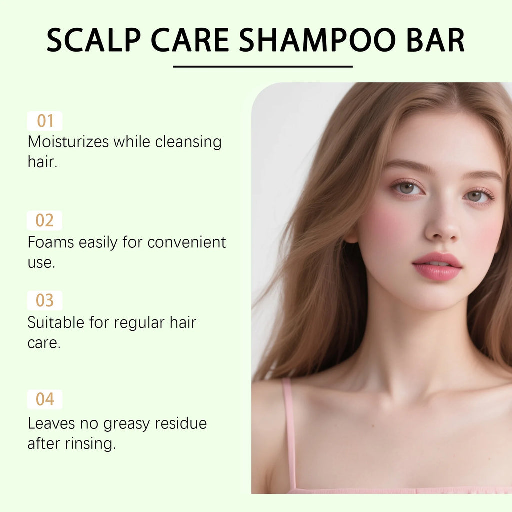 Solid Shampoo Bar – Oil Control & Scalp Care | 120g Solid Shampoo Bar HIP
