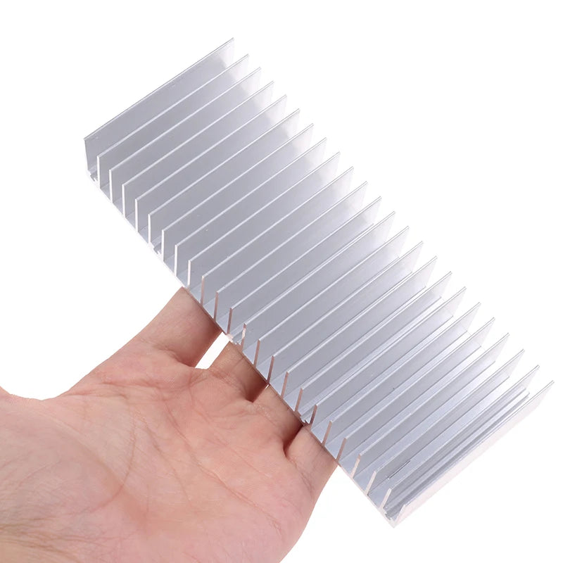 Aluminum Extruded Heatsink 150x60x25mm for LED & Electronics Aluminum Heatsink HIP One Size