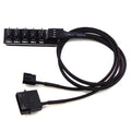 5-in-1 PWM Fan Hub Splitter 4-Pin Independent Power | OULLX PWM Fan Hub Splitter HIP Default Title