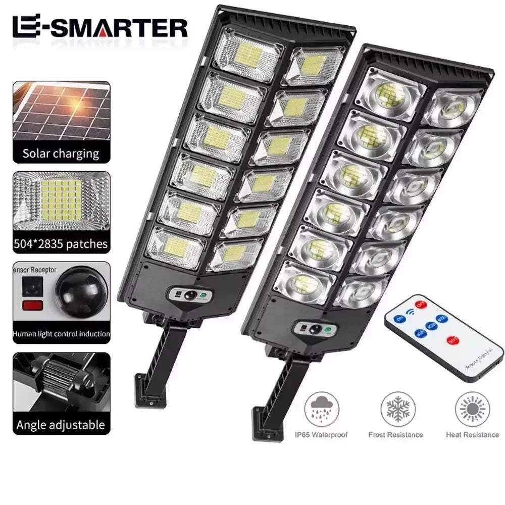 ESMARTER Solar LED Outdoor Light – Motion Sensor & IP68 Solar Outdoor Light HIP