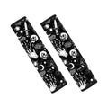 Gothic Skull Car Seat Belt Pads 4-Pack – Universal Cushion Seat Belt Cushion HIP black