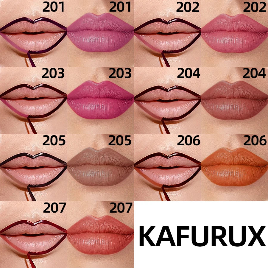 KAFURUX 7-Color Peel-Off Lip Tint – Waterproof Matte Stain Peel-Off Lip Tint HIP