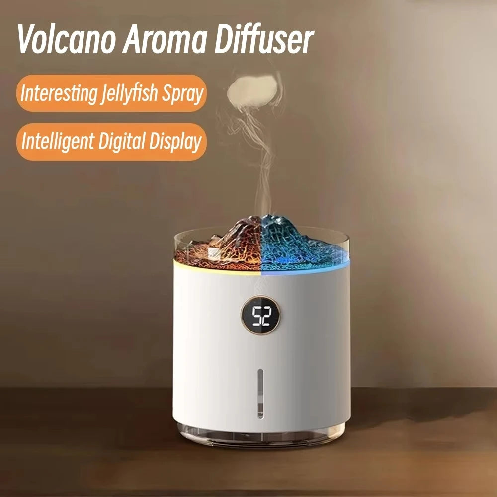350ml Volcano Flame USB Humidifier & Aroma Diffuser | HIP Ultrasonic Humidifier Diffuser HIP