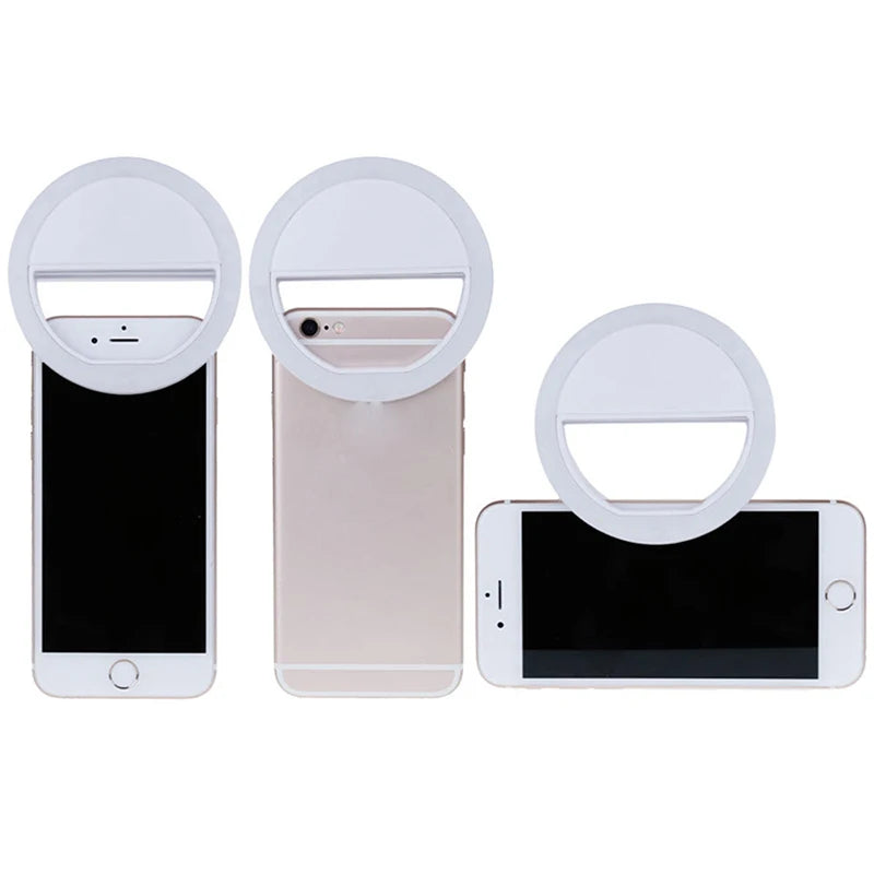 Mini Clip-On Selfie Ring Light | 3 Modes LED Fill Light Selfie Ring Light HIP