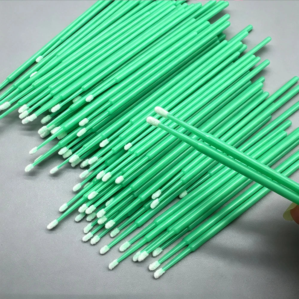 100-Pack Disposable Micro Brushes for Eyelash Extensions Lash Extension Tools HIP
