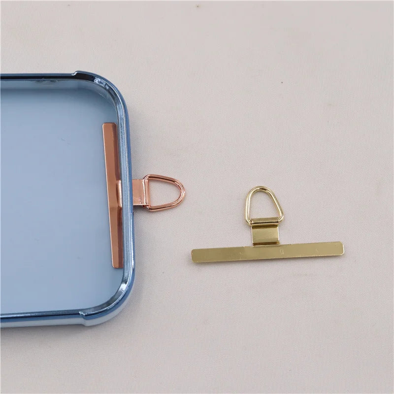 Stainless Steel Phone Lanyard Clip Patch – Ultra Thin 4-Pack Phone Lanyard Clip HIP