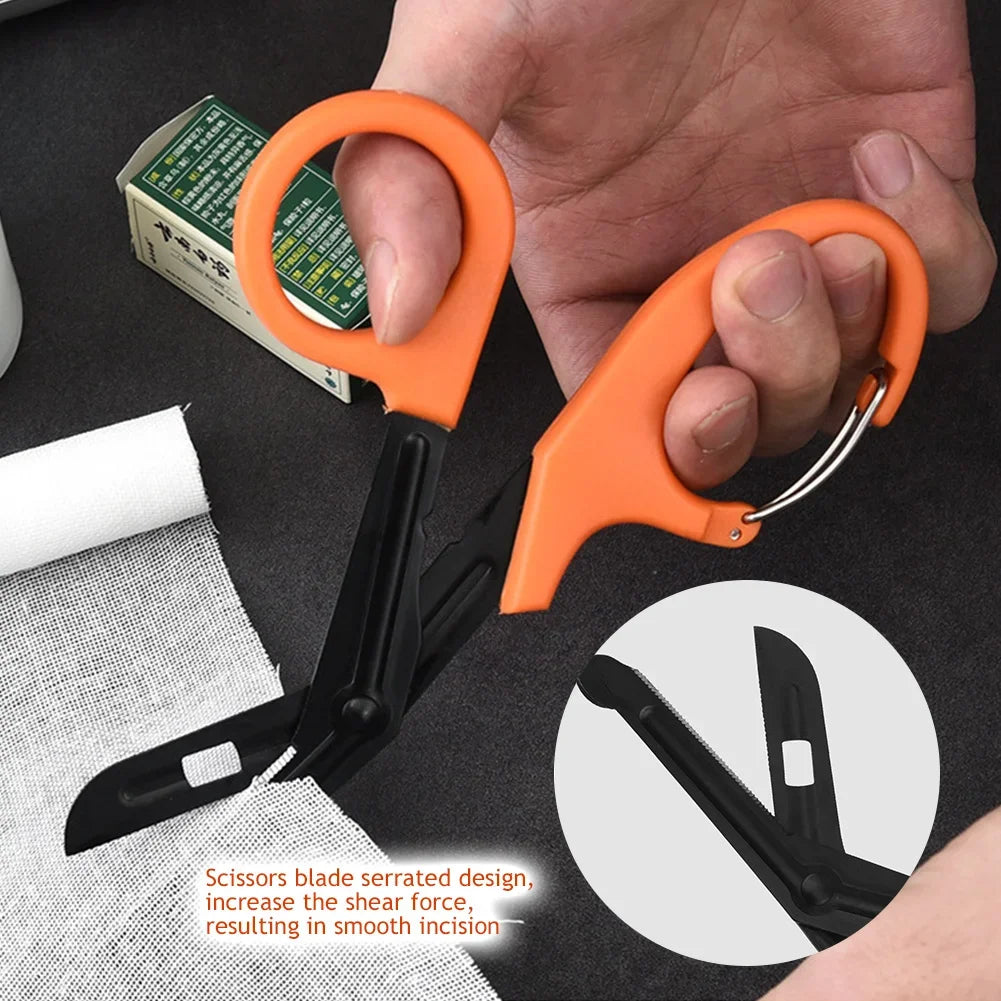 Survive Paramedic Medical Rescue Scissor Trauma Gauze IFAK Emergency First Aid Shear Outdoor Nurse Utility Camp Hike Home Tijera HIP