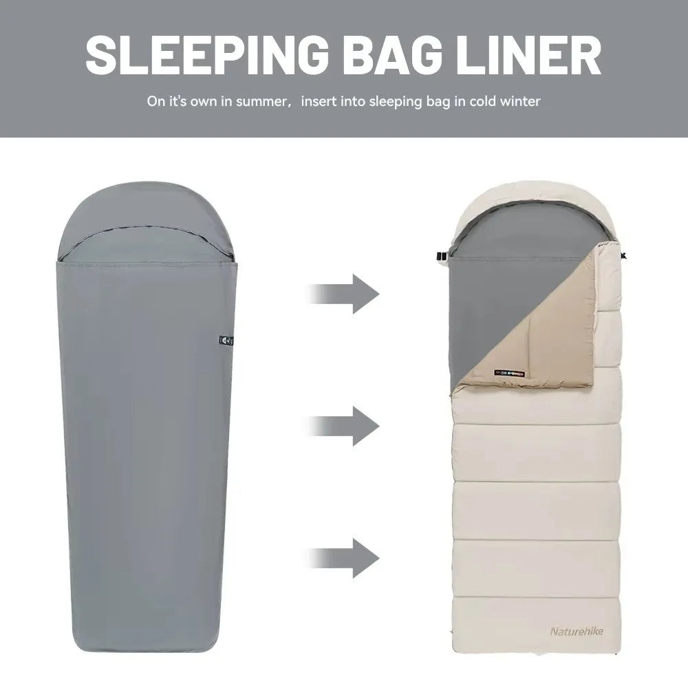 Ultralight Nylon Sleeping Bag Liner – Travel, Camping & Hiking Sleeping Bag Liner HIP