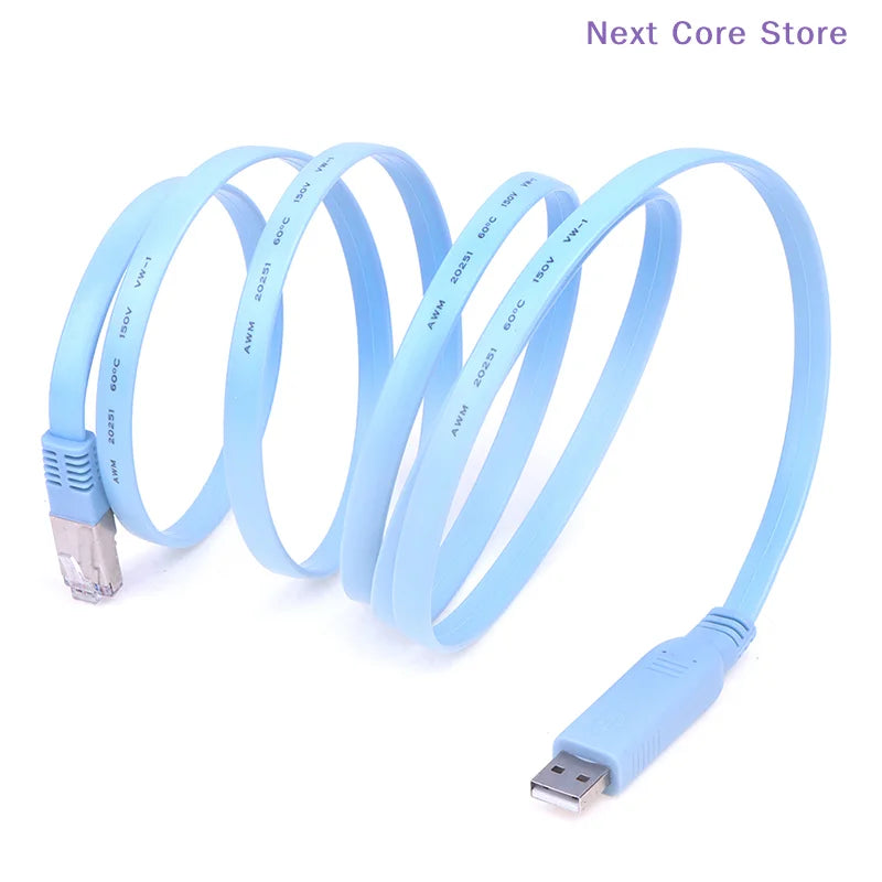 USB to RJ45 Console Cable – RS232 Serial CAT5 FTDI 1.8M Console Adapter Cable HIP
