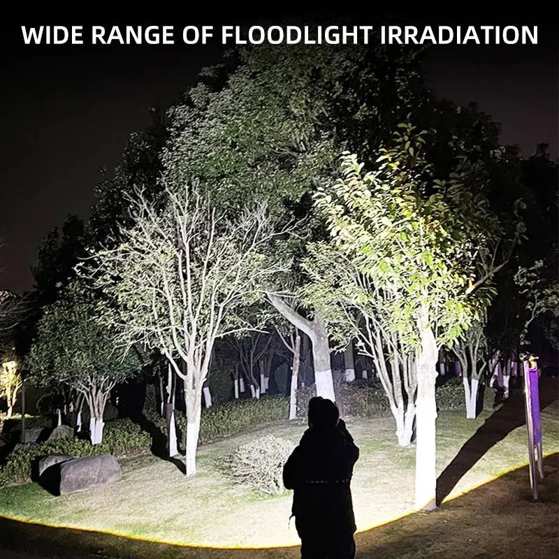 Portable USB Rechargeable Zoomable LED Flashlight | 500LM LED Tactical Flashlight HIP