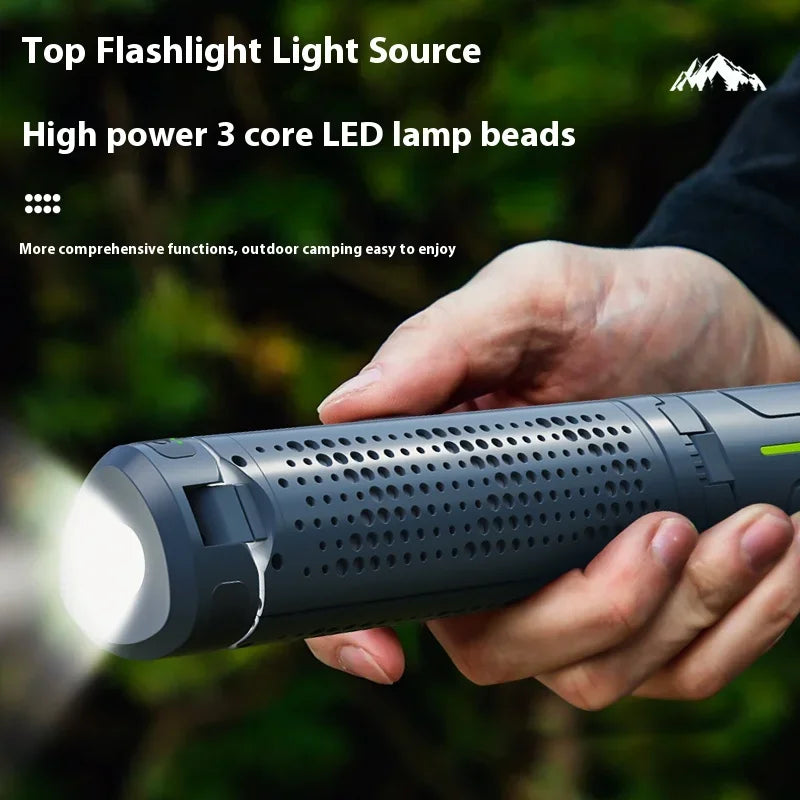 ESMARTER 3-LED Folding Camping Light – 720° Rotation Portable Camping Spotlight HIP