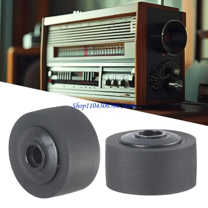 5-Pack Rubber Pressure Rollers for Cassette Deck & Tape Recorder Audio Replacement Parts HIP
