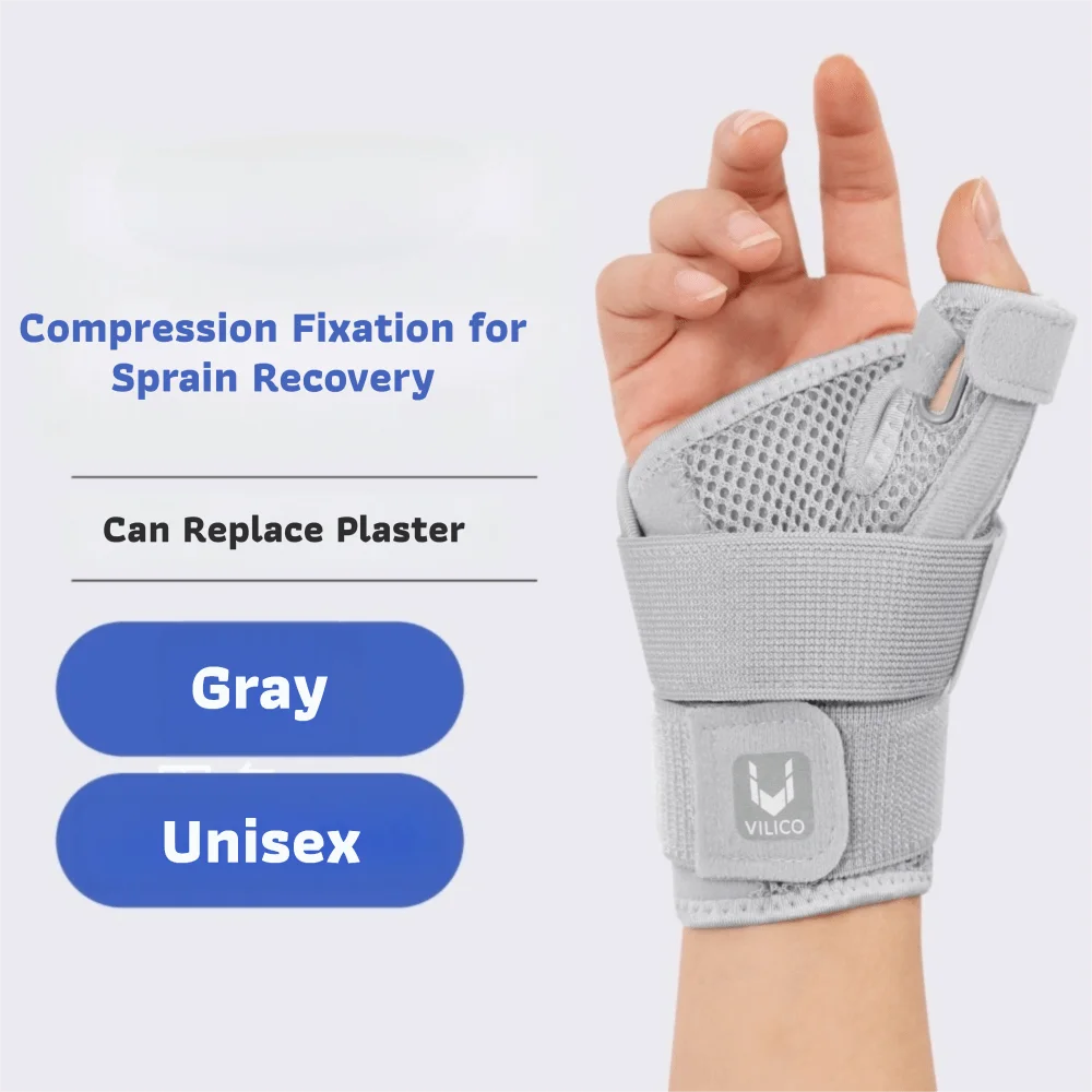 Flexible Wrist Support Brace – Breathable Splint Protector Wrist Support Brace HIP Grey