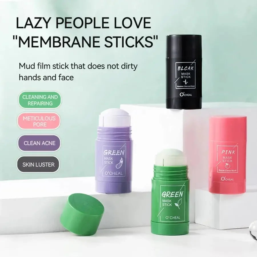 Green Tea Mud Mask Stick – Pore Cleansing & Hydrating Face Mask Stick HIP