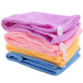 Women Long Hair Quick-Dry Hair Towel Soft Microfiber Towels Shower Cap Towel Bath Hats for Women Dry Hair Cap Lady Turban Head HIP Random Color