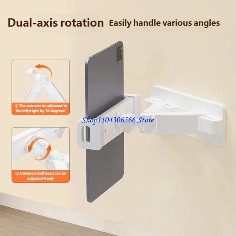 Removable Adhesive Tablet Wall Mount Holder – No Drill Tablet Wall Mount HIP