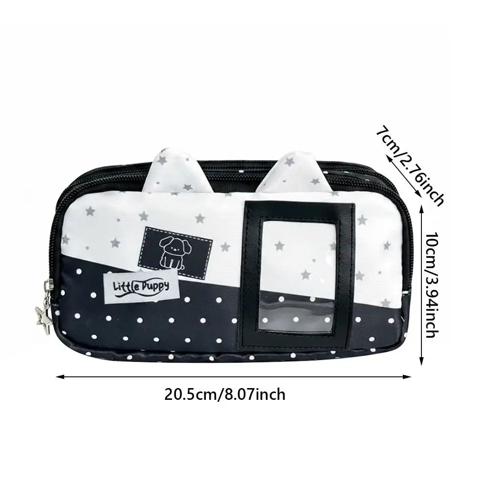 Cat Pencil Case with Photo Window – Large Capacity Pouch Pencil Case HIP
