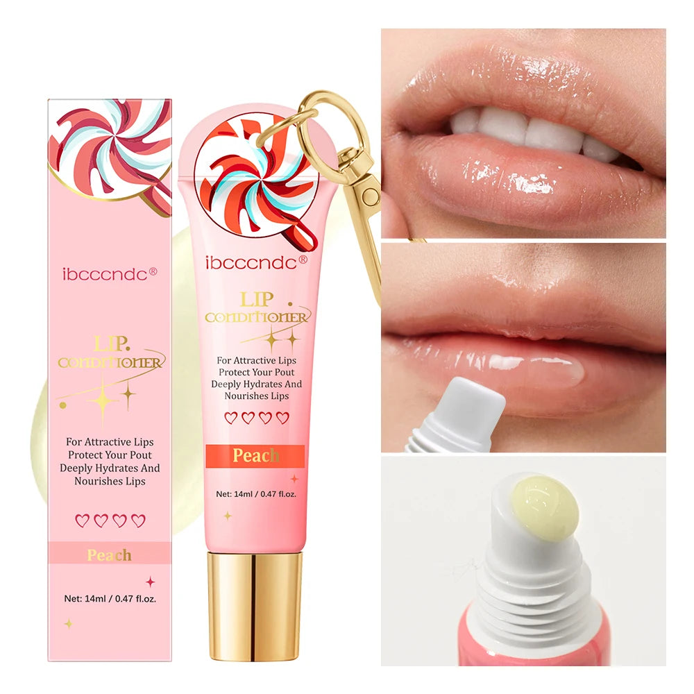 Lip Glosses Set Lip Duo Lip Gloss Combo with A Keychain Long Lasting Moisturizing Nourish Plumper Cosmetics HIP