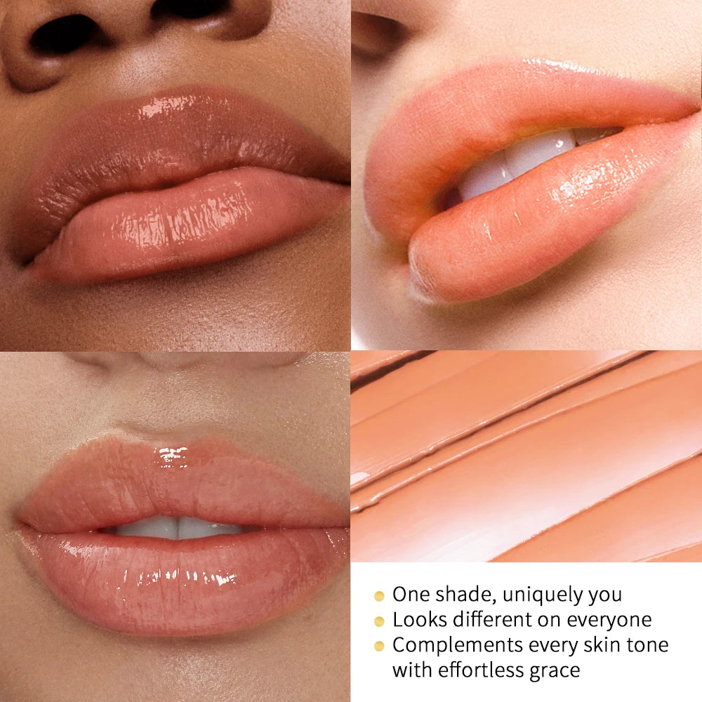 Natural Sheer Honey Tinted Lip Balm Moisturizing Plumping Smooth Enhance Natural Color Lip Care Daily Lip Cosmetics HIP