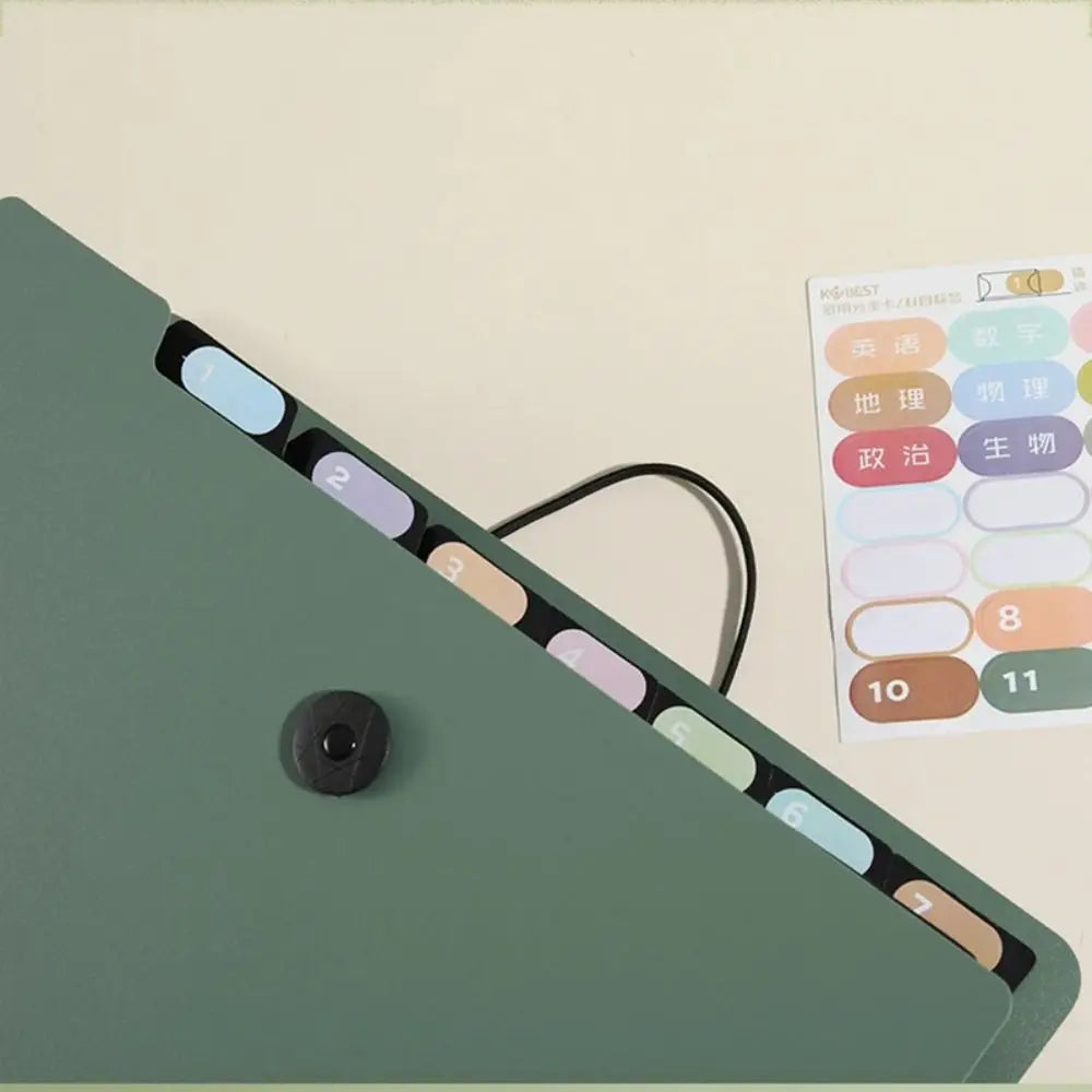 8-Layer A4 Expanding File Folder Organizer – PP Document Bag Expanding File Organizer HIP