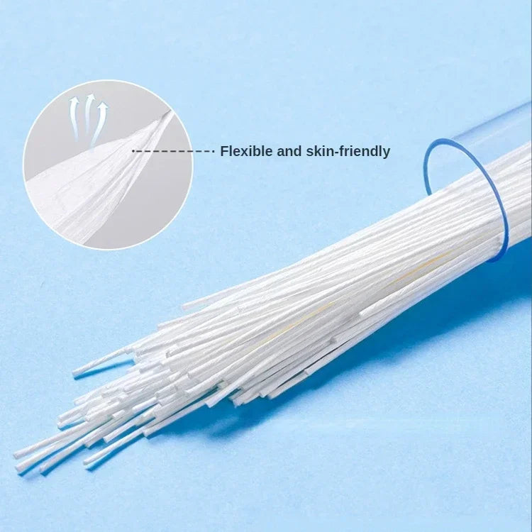 60-Pc Pierced Ear Hole Cleaning Kit – Disposable Floss Ear Piercing Cleaner HIP