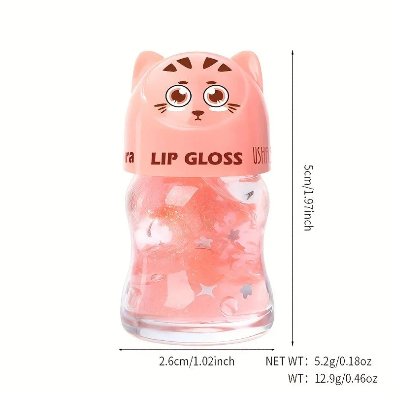 USHAS Hydrating Lip Gloss Plumper – High Shine Lip Oil Lip Gloss Plumper HIP