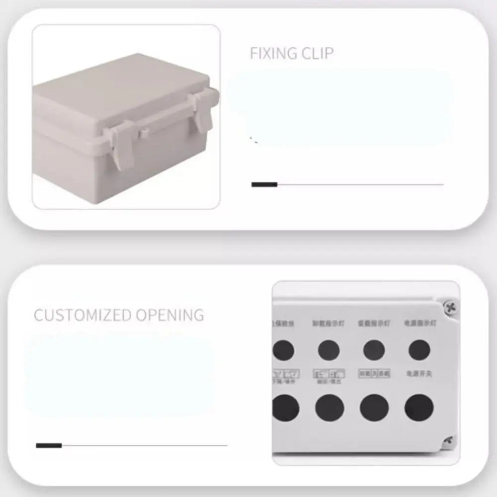 IP67 Waterproof Junction Box – Outdoor ABS Electrical Enclosure Electrical Junction Box HIP