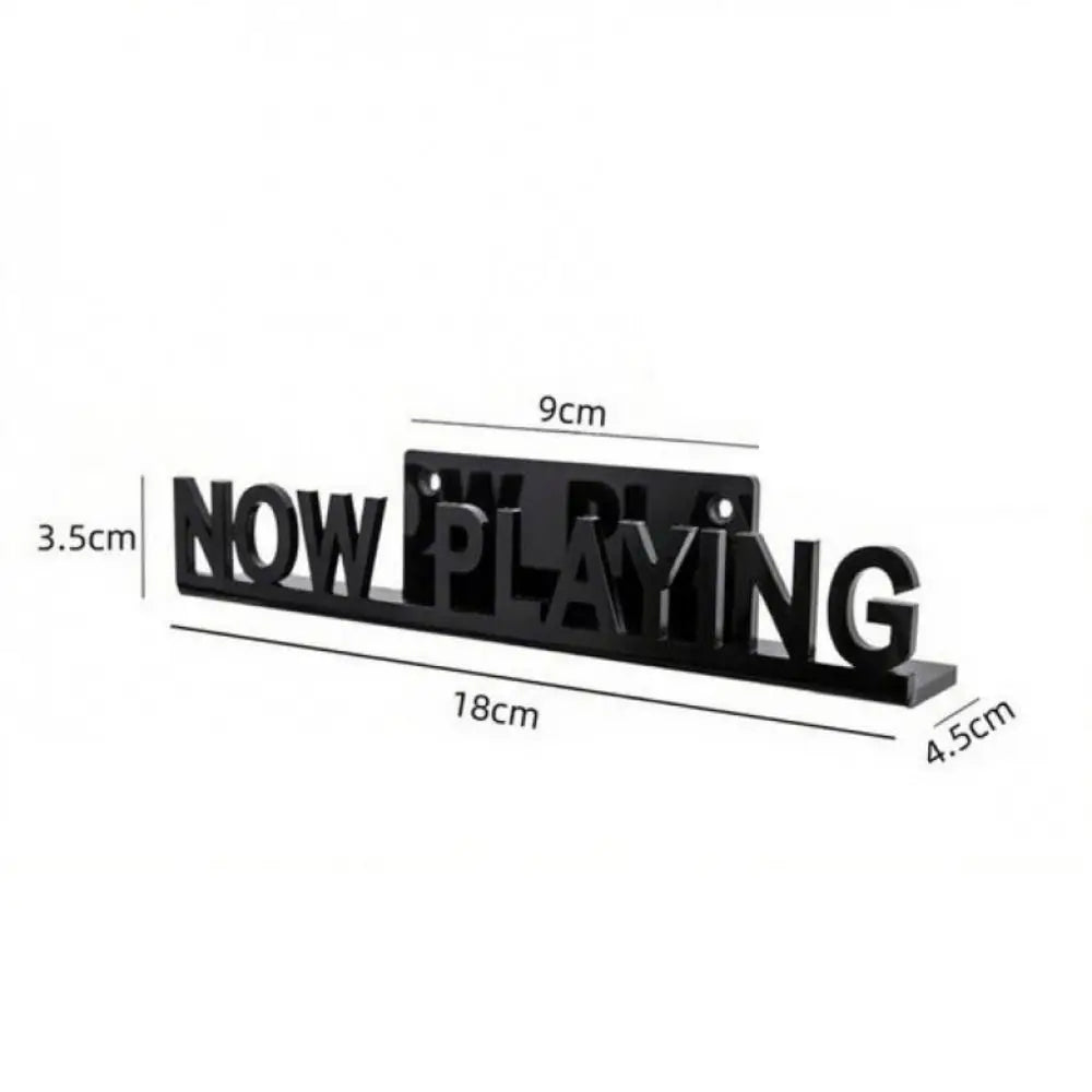 Wall Mount Vinyl Record Display Shelf – "Now Playing" Acrylic Vinyl Record Wall Shelf HIP