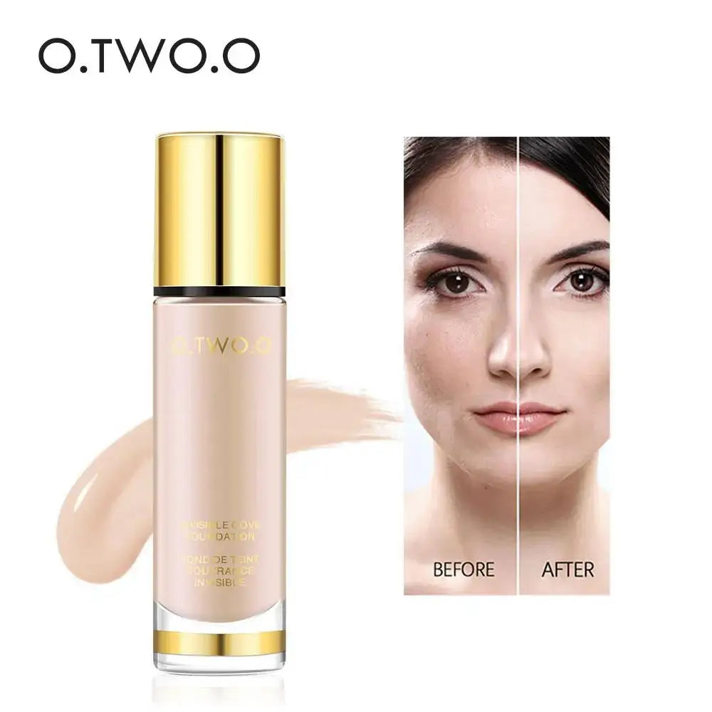 O.TWO.O 8-Color Liquid Foundation – Waterproof & Hydrating Liquid Foundation HIP