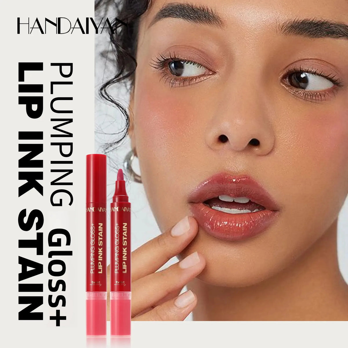 Handaiyan 2-in-1 Liquid Lip Liner & Gloss – Waterproof Lip Liner & Gloss HIP