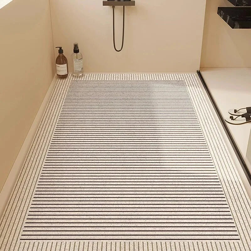 Diatom Mud Bathroom Mat – Non-Slip Absorbent Shower Rug Bath Floor Mat HIP GU6802-G 1pc 45x75cm