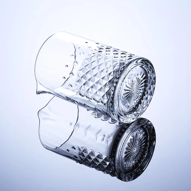 700ml Studded Cocktail Mixing Glass – BARMAID Bar Tool Cocktail Mixing Glass HIP