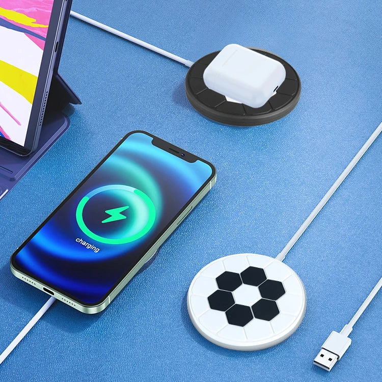 15W Fast Wireless Charger Pad – Qi, Type-C, iPhone & Samsung Wireless Charging Pad HIP